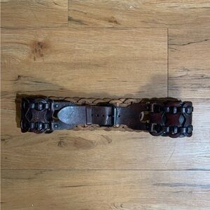 Leather boho Belt